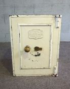 A useful cast iron safe, by C.Price, the locking door, marked ‘fireproof’, includes a single