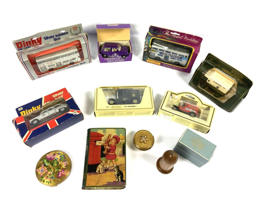 Two cased sets of George VI Coronation sherry sherry glasses; also group of Dinky Toys, including - Image 2 of 18