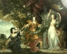After Sir Joshua Reynolds, Three Ladies Adorning a Term of Hymen, originally painted 1773,