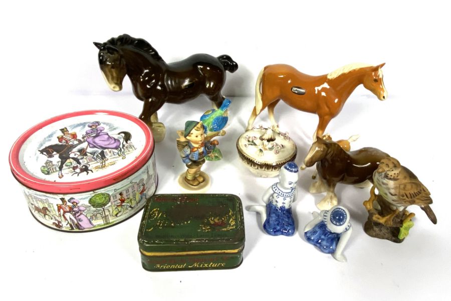 Assorted decorative figures, including horses, together with two stoneware jars and assorted - Image 2 of 14