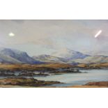 John George Mathieson, British (act. 1918-1940), Rannoch Moor, watercolour, signed LL, 26cm x