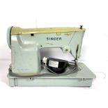 A vintage Singer sewing machine
