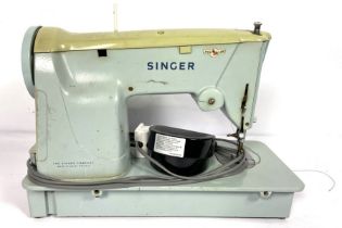 A vintage Singer sewing machine