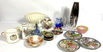 A large assortment of ceramics, including Staffordshire table wares, assorted serving dishes etc (