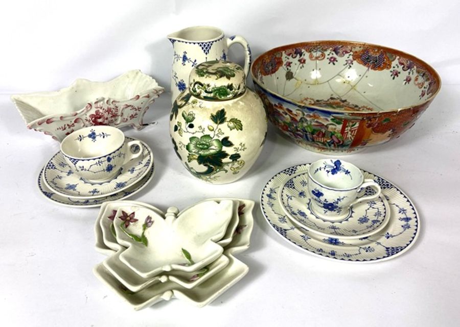 An assortment of tea wares and other ceramics, including a Royal Doulton Tapestry pattern part tea