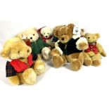 A large group of Collector's Teddy Bears, including Harrod's annual bears, Steiff and related (a
