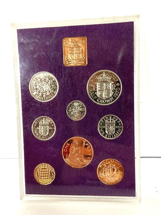 A group of commemorative coins and related, including The Platinum Jubilee ‘half gram’ gold £5, - Image 2 of 4