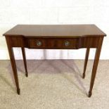 Assorted tables, including a small two drawer side table, a wine table, a two tier occasional