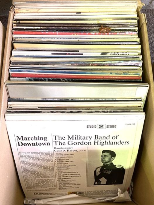 A large assortment of 20th century vinyl records, in five boxes, including Opera, Classical and - Image 5 of 11