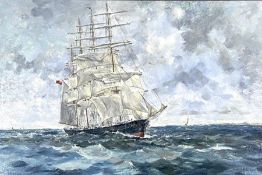 Peter Knox, British (1942-), Off the Farnes, oil on canvas, signed LR: Peter Knox, and inscribed LL,