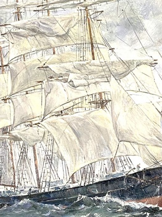 Peter Knox, British (1942-), Off the Farnes, oil on canvas, signed LR: Peter Knox, and inscribed LL, - Image 3 of 4