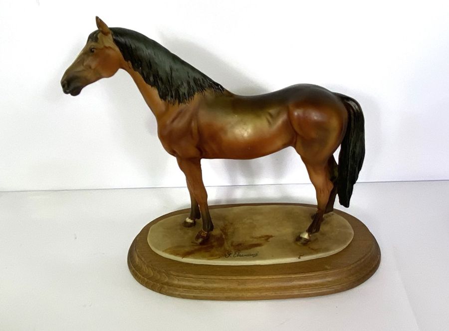 A group of assorted models of horses, including Royal Doulton figure of Dessert Orchid, 24cm high; a - Image 4 of 7