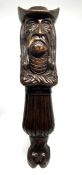 A 'J MARTIN' stamped and carved nutcracker