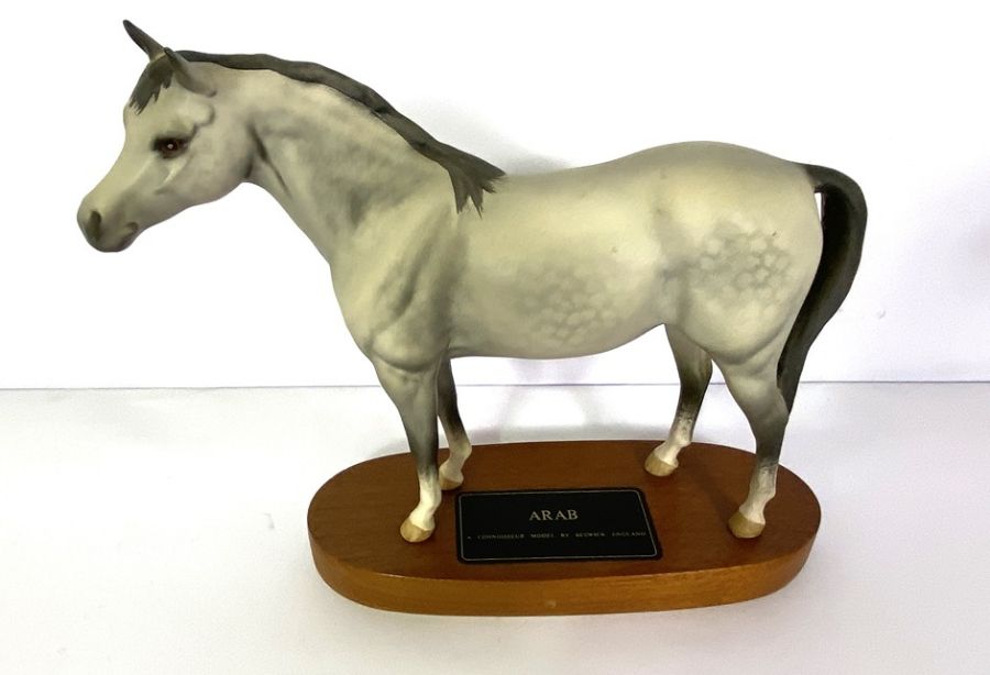 A group of assorted models of horses, including Royal Doulton figure of Dessert Orchid, 24cm high; a - Image 6 of 7