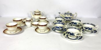 Assortment of ceramics including a Royal Grafton tea set and a Hammersley tea set, ramekins, jugs