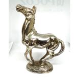 The British Horse Society, ‘Playing Up’, a solid silver cast limited edition equestrian sculpture,