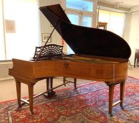 A Bechstein Model B grand piano, in a fine rosewood case, (previously linked the the Royal College