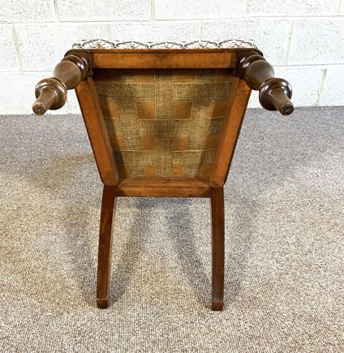 A set of six Victorian mahogany balloon backed dining chairs, and an associated armchair, mid 19th - Image 10 of 15