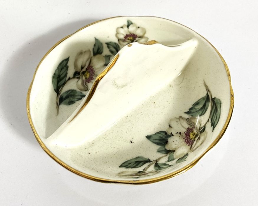 A large assortment of bone china, including a part dinner service, decorated with bands of - Image 10 of 20
