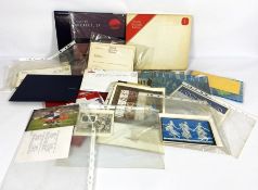 A collection of stamps and stamp albums, first day covers and related, including a German collection