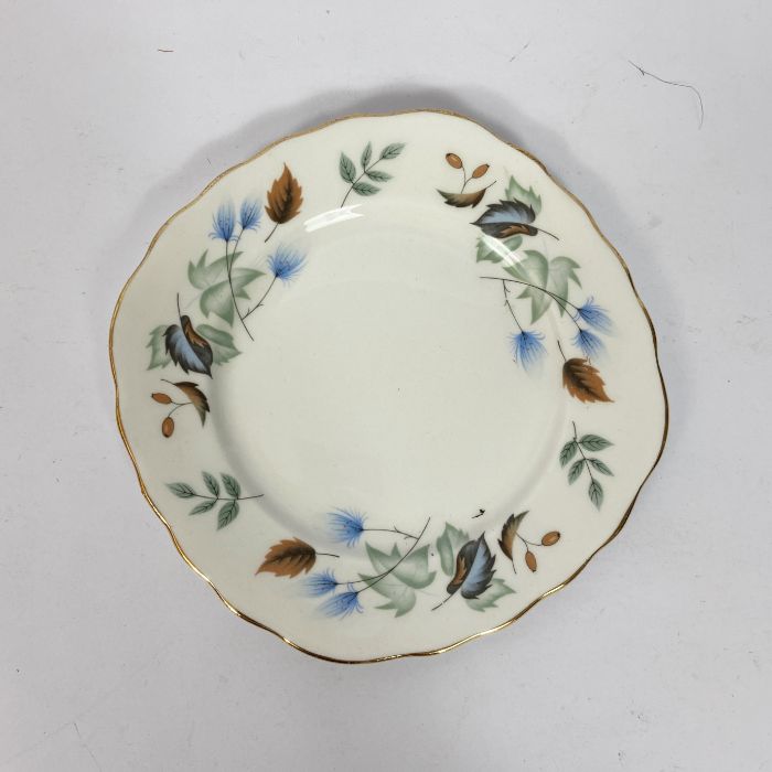 A large assortment of bone china, including a part dinner service, decorated with bands of - Image 14 of 20