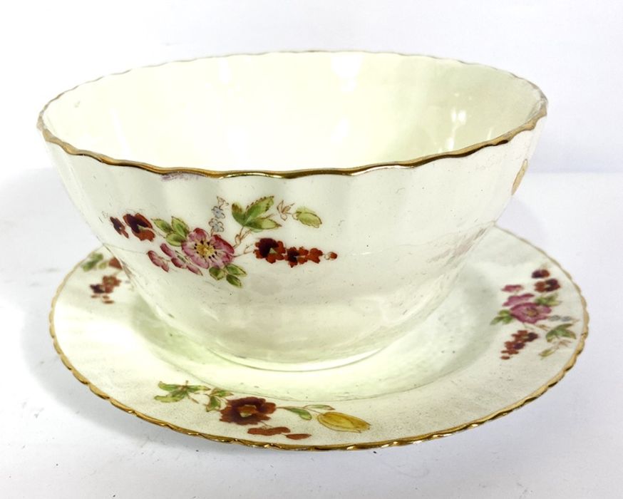 A large assortment of bone china, including a part dinner service, decorated with bands of - Image 8 of 20