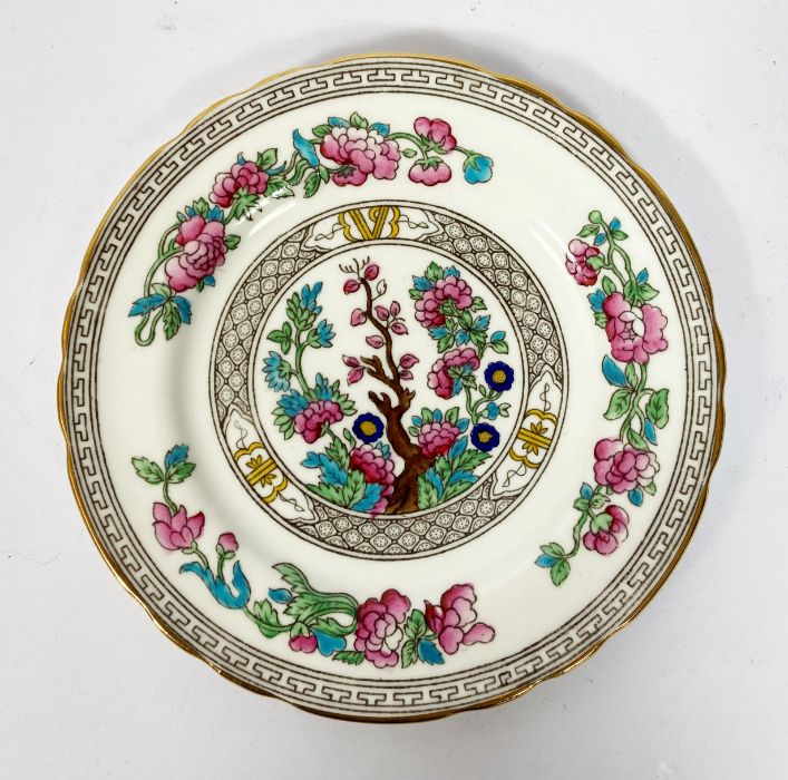 A large assortment of bone china, including a part dinner service, decorated with bands of - Image 18 of 20