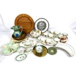 A selection of assorted decorative ceramics, including a Highlander style toby jug, presentation