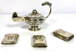 An interesting Edwardian Gibraltar hunt related Point to Point trophy, in form of a oil lamp table