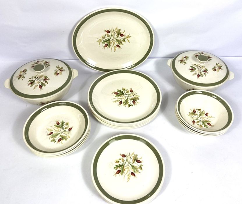 A quantity of assorted ceramics, including a Meakin part dinner service, decorated with oak leaves - Image 2 of 5