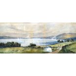 Chris Meadows, Scottish (XIX-XX), A Lochside view, watercolour, signed LR: Chris Meadows, 24cm x