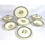 A quantity of assorted ceramics, including a Meakin part dinner service, decorated with oak leaves