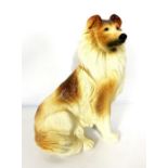 A mixed group of ceramics and glassware, including a Beswick Corgi, assorted other figures and