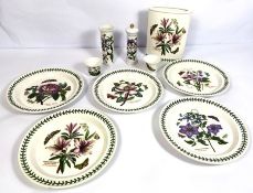 Mixed lot of ceramics, including Portmeirion “Complete Angler” plates and related (a lot)