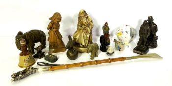 Miscellaneous decorative figures, including an elephant, RNLI sailor and others (a lot)