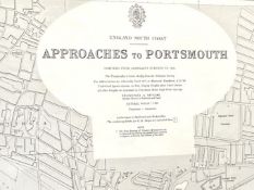 A folio containing a group of navigational charts and related, including 'Approaches to
