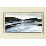 David Hay, Scottish (1946-), Flooded Landscape, acrylic, signed LL: D. Hay, 15cm x 29cm; also a