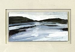 David Hay, Scottish (1946-), Flooded Landscape, acrylic, signed LL: D. Hay, 15cm x 29cm; also a