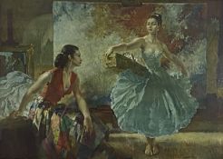 After Sir William Russell Flint, (1880-1969), “Eve and Jasmin and the Unfinished Picture”,