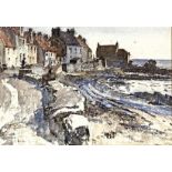 Walter Graham Grieve, RSA, RSW, Scottish, 20th century, “Pittenweem”, watercolour, gallery label