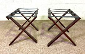 Two foldable luggage racks (2)