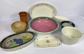 A large selection of miscellaneous ceramics, including various decorative bowls and plates; also