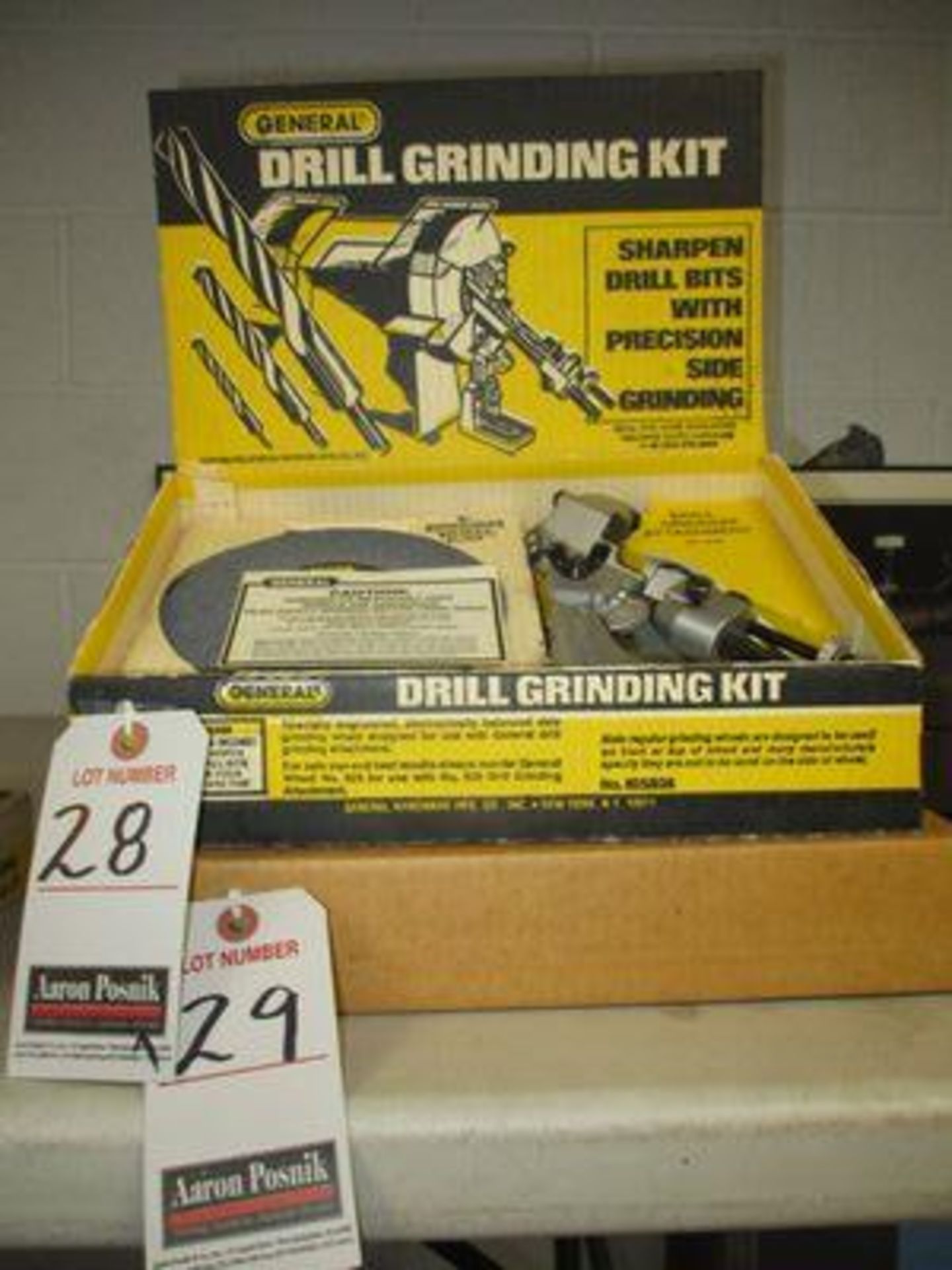 GENERAL DRILL GRINDING KIT, M/N 825/826