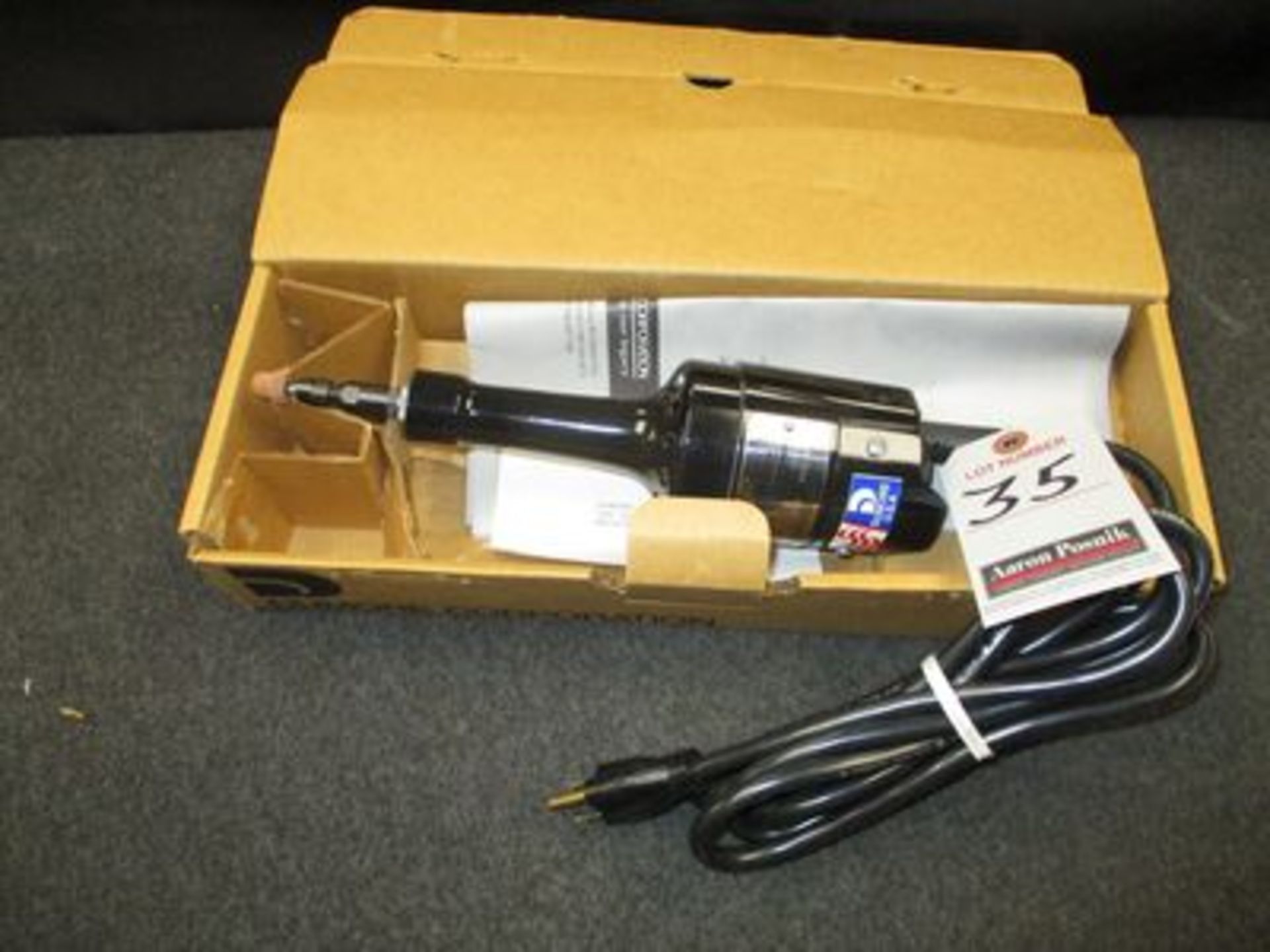 DUMORE ELEC. HAND GRINDER, M/N 8570-210