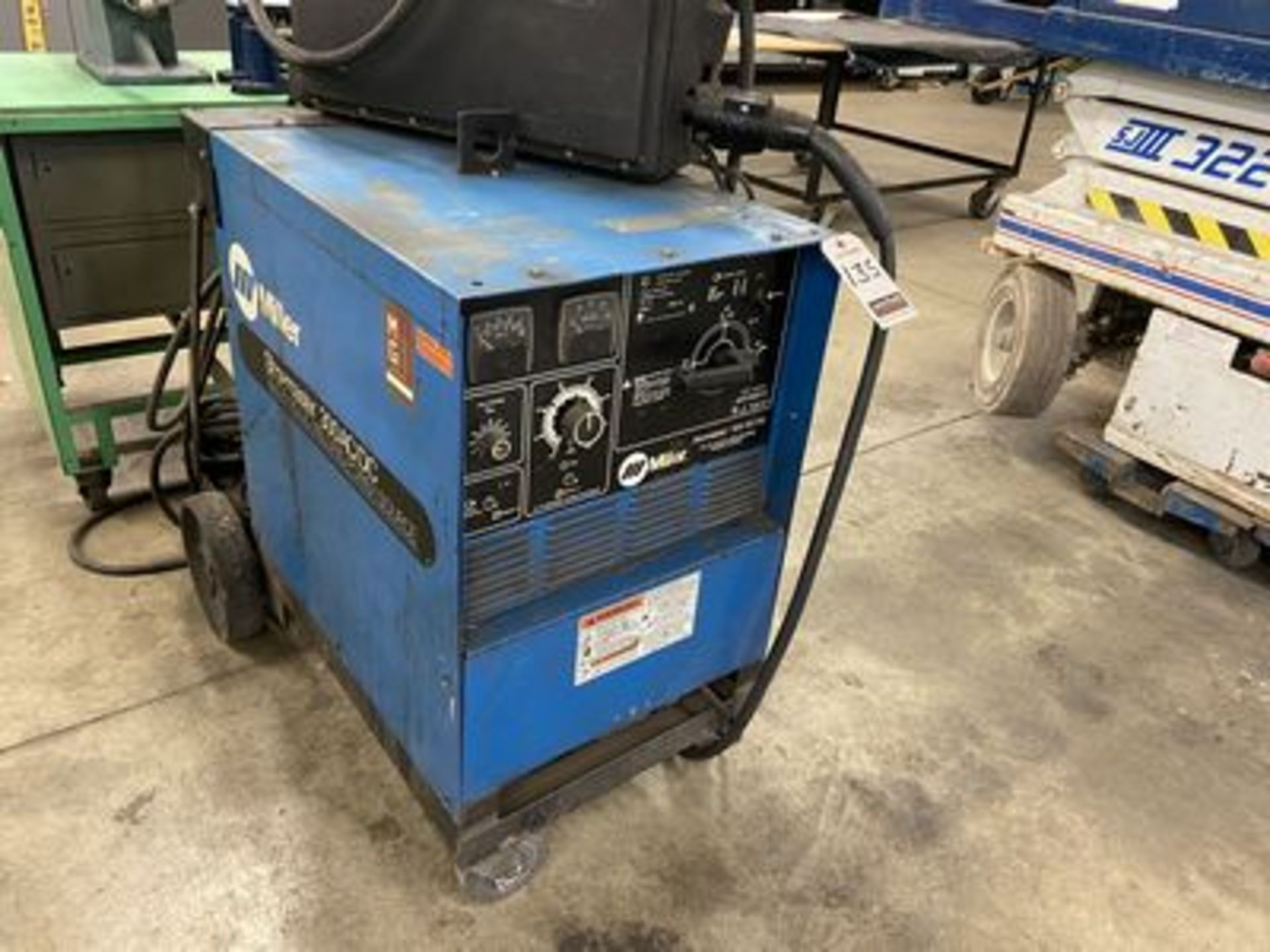 MILLER SHOPMASTER 300 AC/DC/CC/CV PORT. ARC WELDER, 300 AMPS, 1 PH.