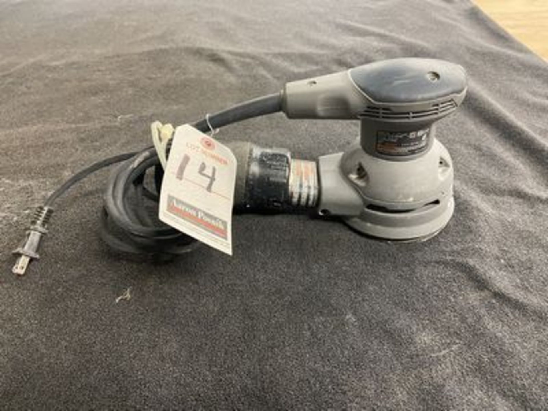 PORTER CABLE 5" ELEC. ORBIT PALM SANDER, M/N 343