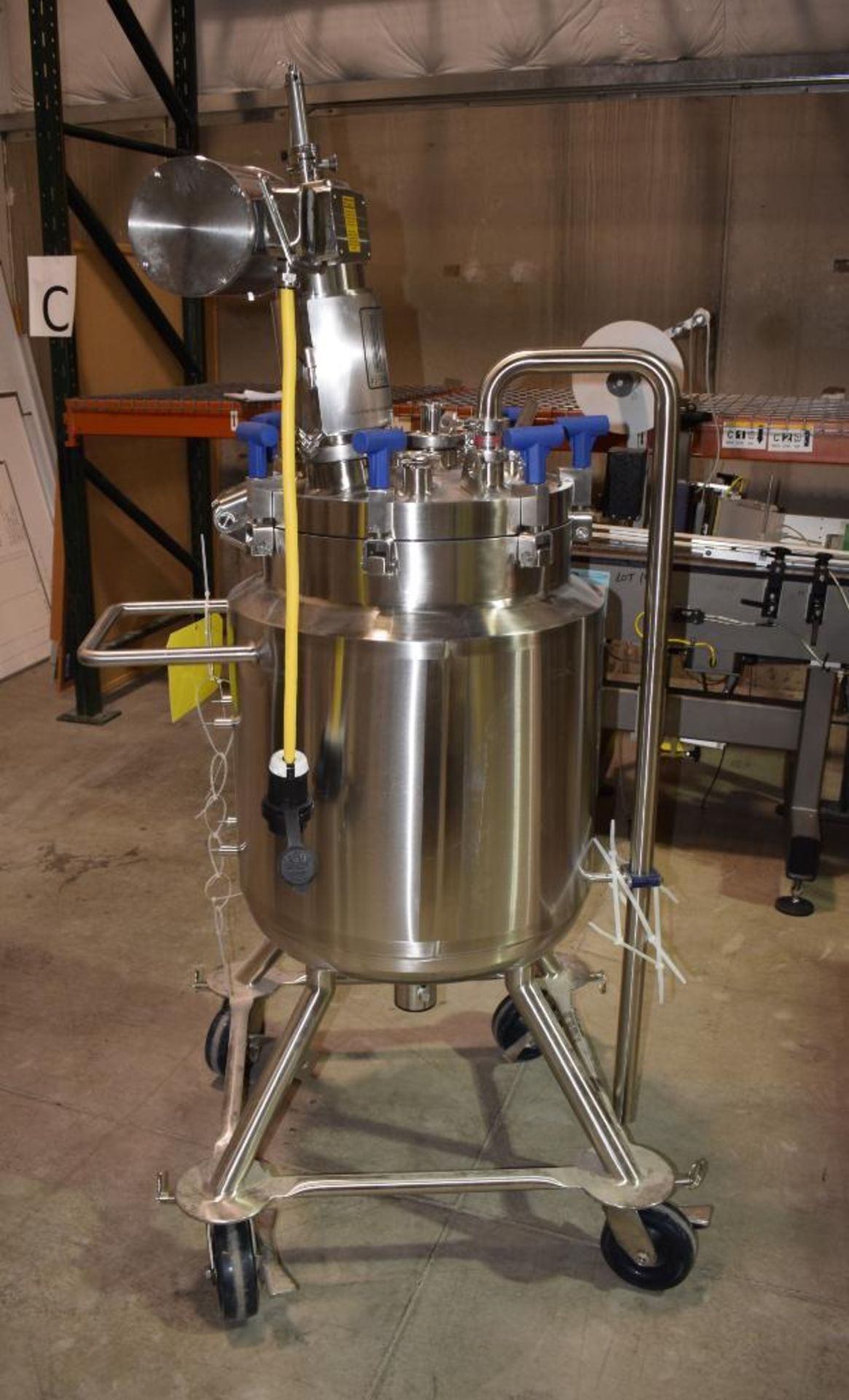 Feldmeier Pressure Tank, Approximate 80 Liter (21 Gallon), 316L Stainless Steel. Approximate 18" dia - Image 4 of 10