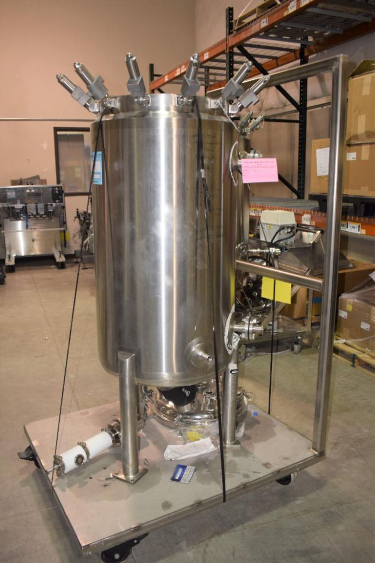 DCI Reactor, Approximate 60 Gallon, 316L Stainless Steel. Approximate 20" diameter x 44" straight si - Image 3 of 12