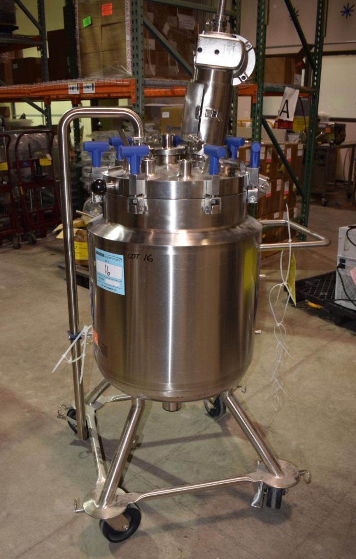 Feldmeier Pressure Tank, Approximate 80 Liter (21 Gallon), 316L Stainless Steel. Approximate 18" dia - Image 2 of 10