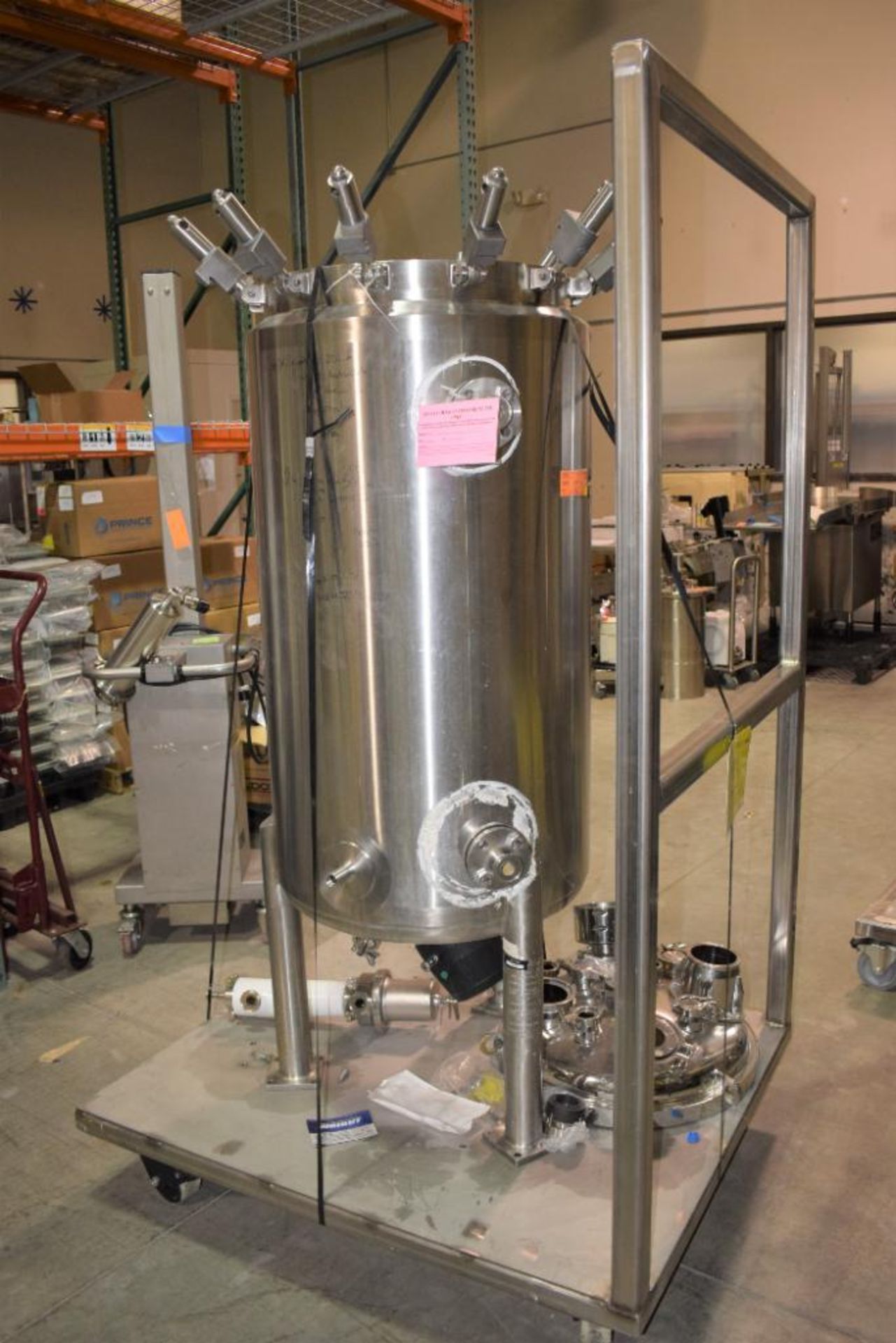 DCI Reactor, Approximate 60 Gallon, 316L Stainless Steel. Approximate 20" diameter x 44" straight si - Image 2 of 12